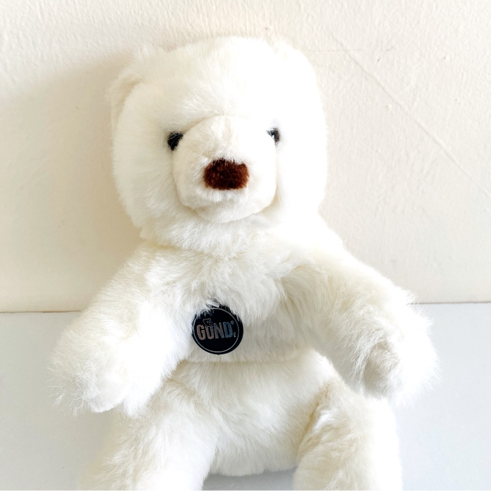 Vintage 1977 Gund White Teddy Bear
Stuffed Plush